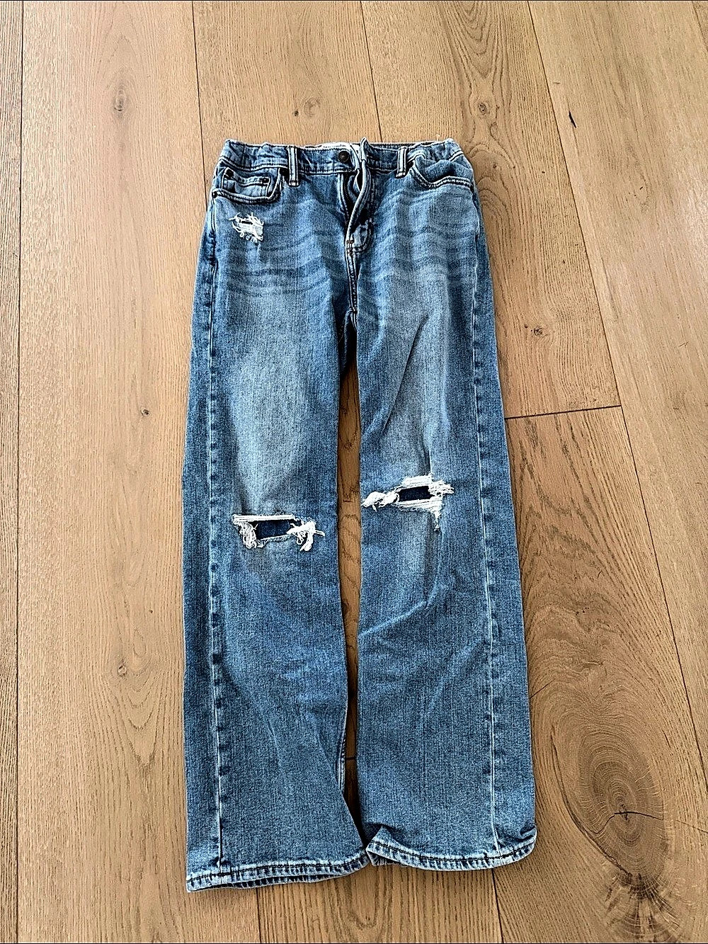 Abercrombie Kids Boot boys Jeans Blue Size 15/16